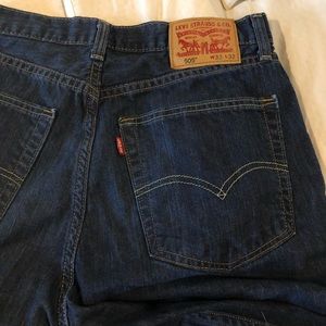 Levi’s 505 dark wash jeans